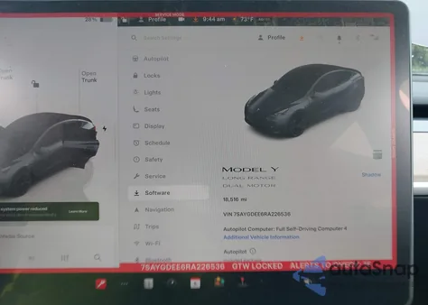 2024 Tesla Model Y Long Range Dual Motor All-Wheel Drive from USA, damaged, VIN 7SAYGDEE6RA226536